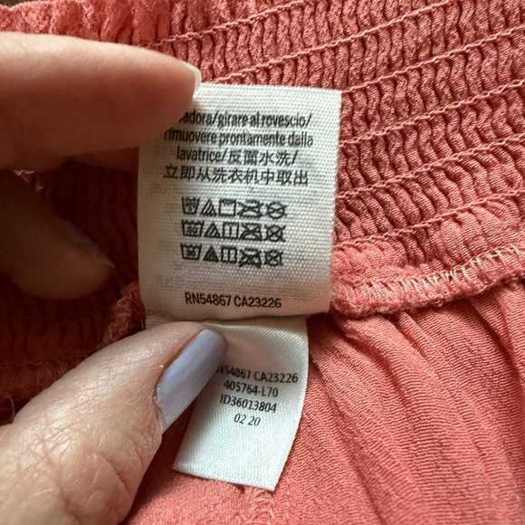 Victoria’s Secret PINK floral embroidered flowy boho casual shorts Women Large - Picture 8 of 8